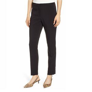 Vince Camuto Women's Milano Twill Skinny Ankle Pants | Black - 12